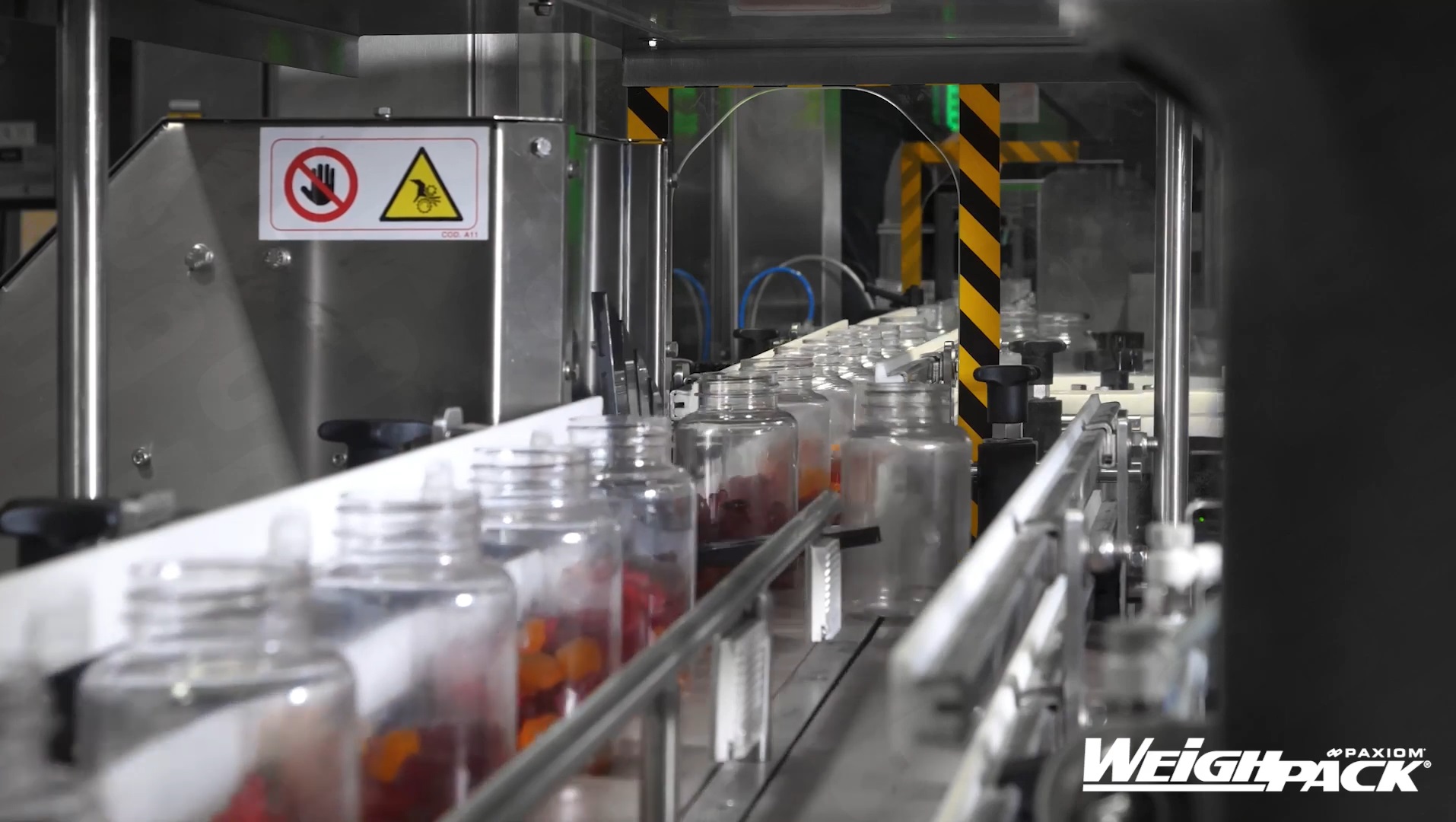 gummy jar filling packaging machine